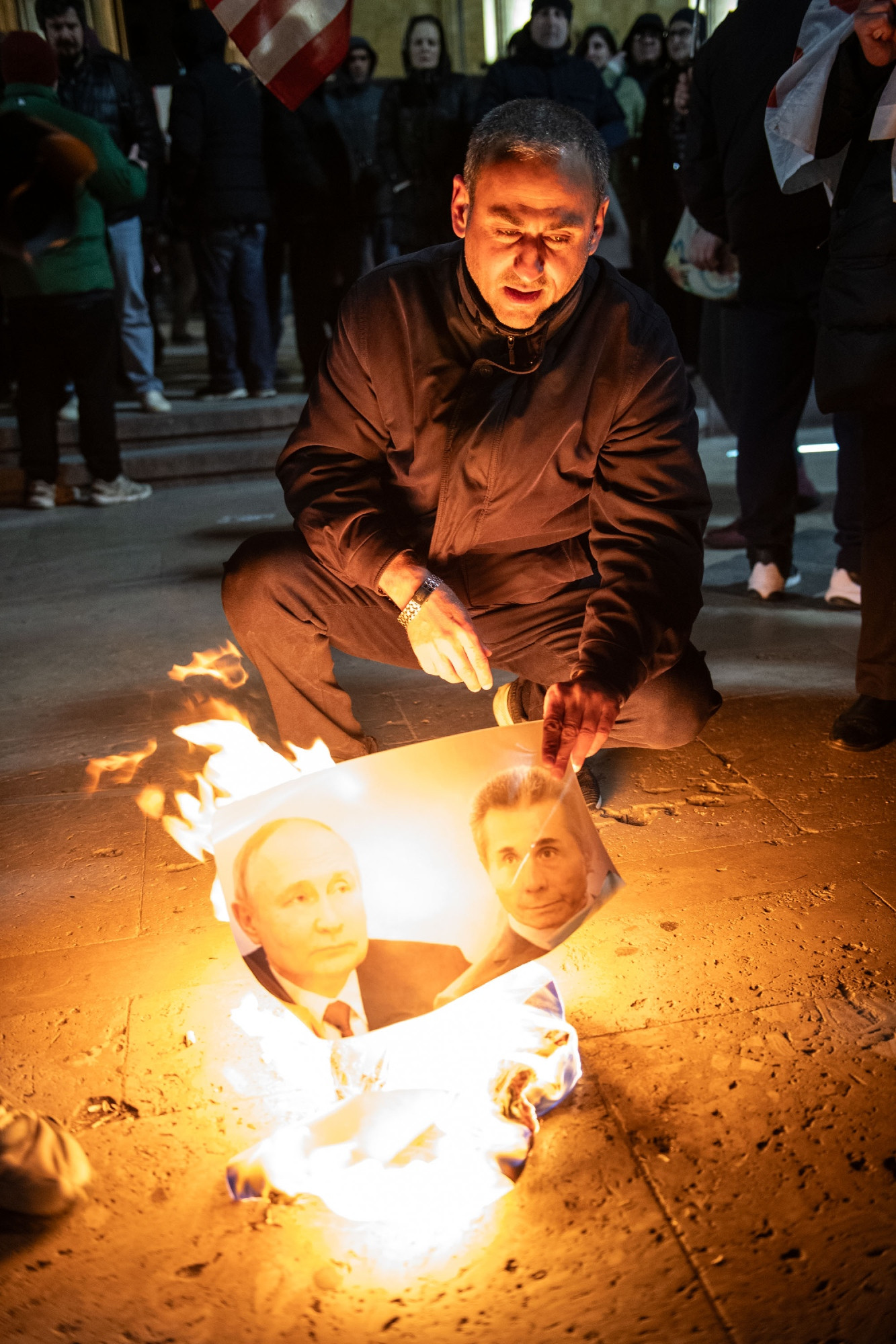 453rd day of protest in Tbilisi